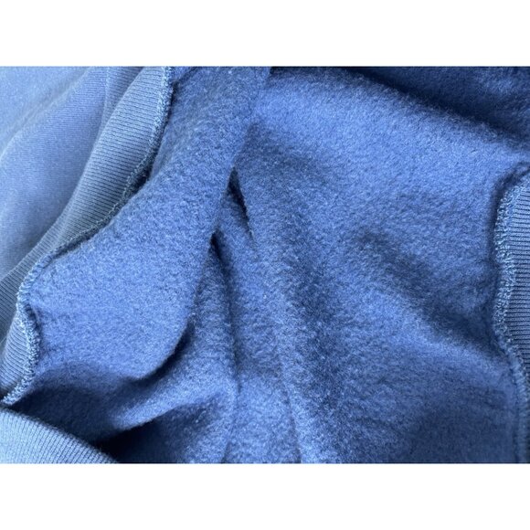 VTG Sz XL Collared Sweatshirt Grannycore Winter Forest Bird Chipmunk Cardinal - Picture 5 of 10